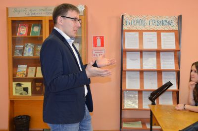 Студенты встретились с режиссером Алексеем Полубояровым
