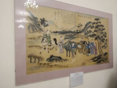Студенты посетили выставку "По старому Китаю"