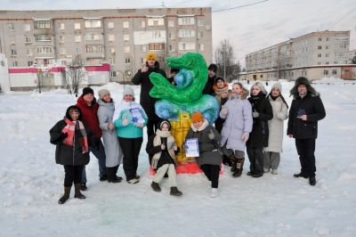Студенты и преподаватель нашего колледжа приняли участие в «Фестивале снега» в Печоре