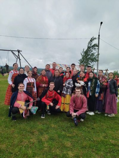  На фестивале-празднике «Трöича лун»