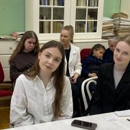 Наши участницы чемпионата по чтению на коми языке