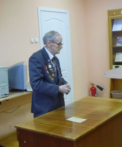 Встреча с ветераном войны Стреловым Г.П.