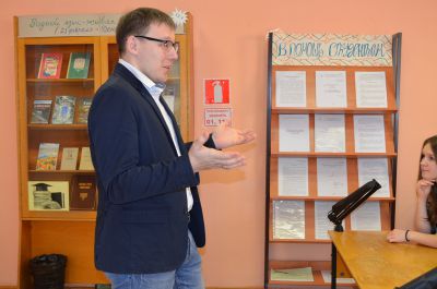 Студенты встретились с режиссером Алексеем Полубояровым