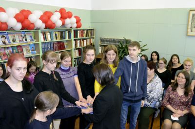 Библиотекари посвящены в студенты!